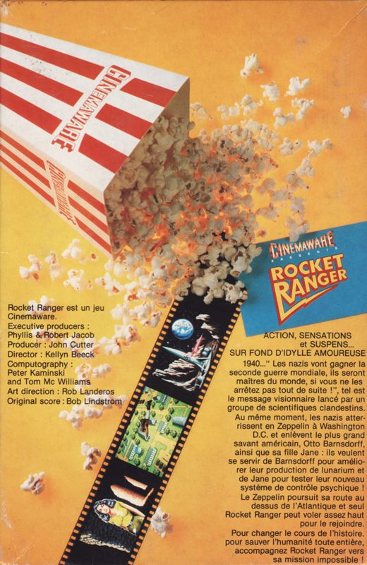 Back Cover for Rocket Ranger (DOS)