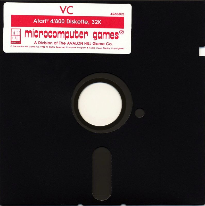 Media for VC (Atari 8-bit) (Atari Diskette release)