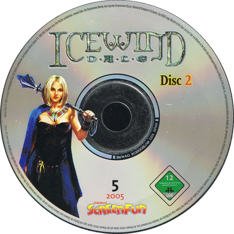 Media for Icewind Dale (Windows) (Bravo Screenfun 5/2005 covermount): Disc 2