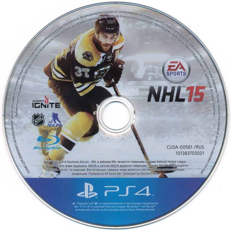 NHL 15 cover or packaging material - MobyGames