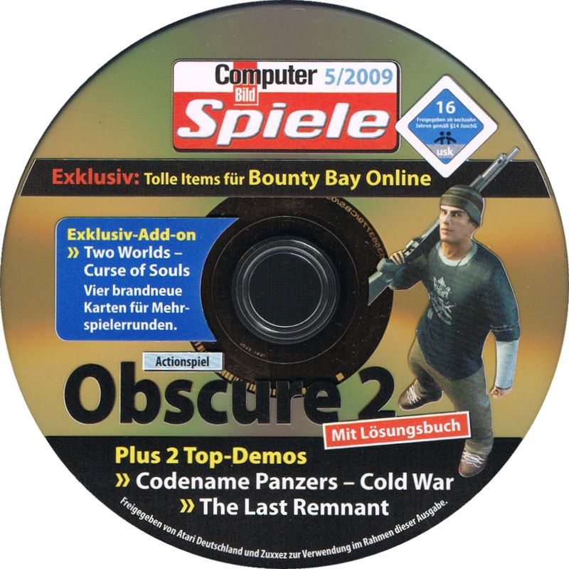 Media for Obscure: The Aftermath (Windows) (Computer Bild Spiele 5/2009 covermount)