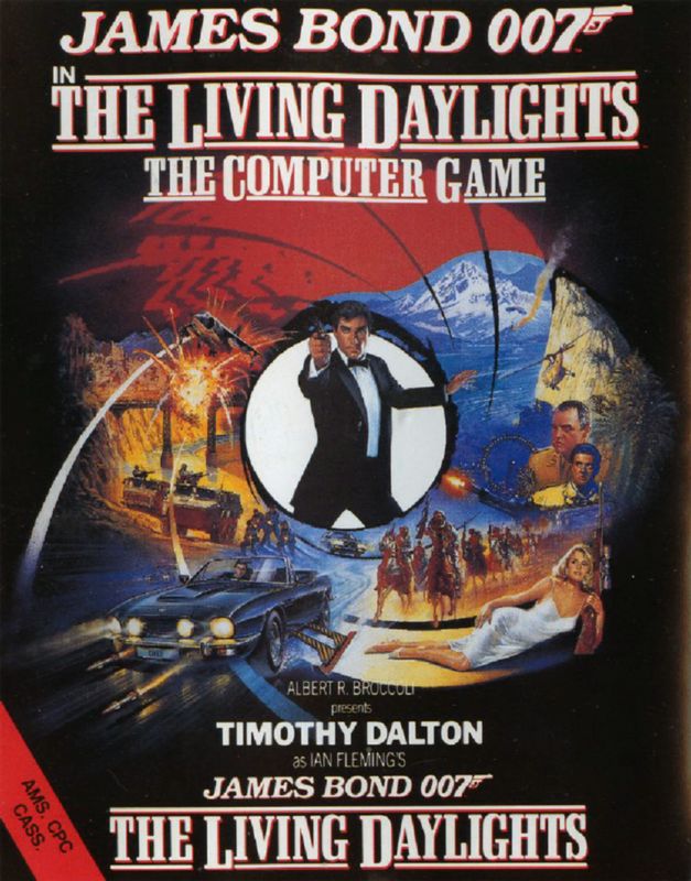 Front Cover for James Bond 007 in The Living Daylights: The Computer Game (Amstrad CPC)