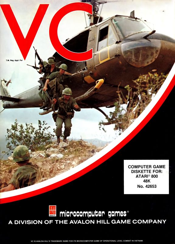 Front Cover for VC (Atari 8-bit) (Atari Diskette release)