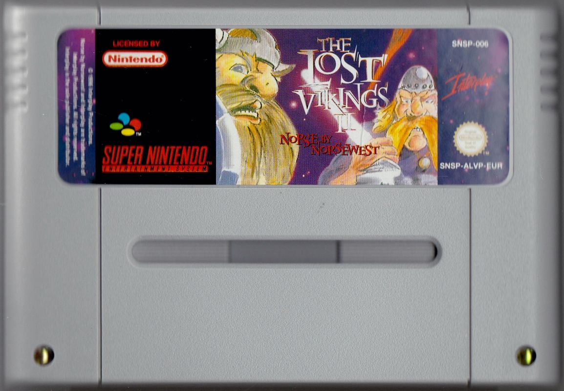 Media for Norse by Norse West: The Return of the Lost Vikings (SNES): Front