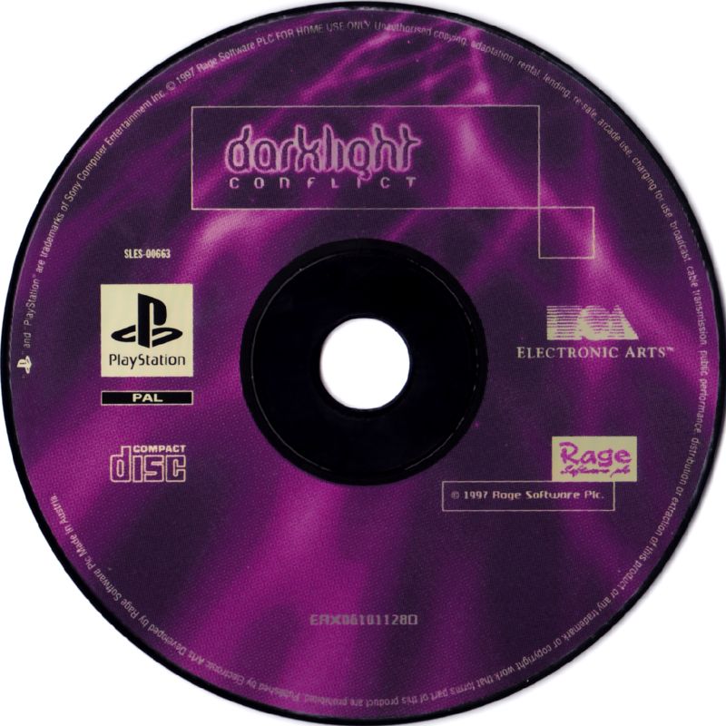 Media for Darklight Conflict (PlayStation)