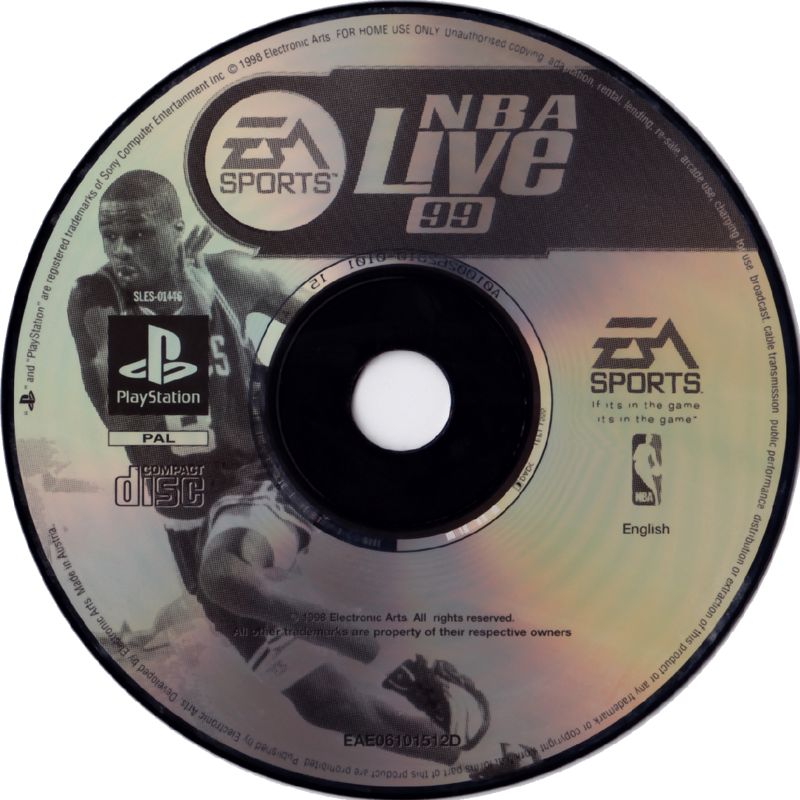 Media for NBA Live 99 (PlayStation)