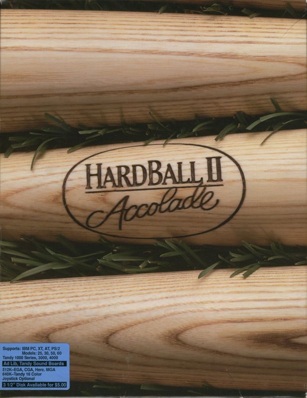 Front Cover for HardBall II (DOS)