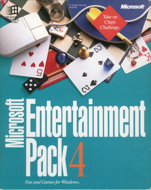 Front Cover for Microsoft Entertainment Pack 4 (Windows 3.x) (Dual media release)