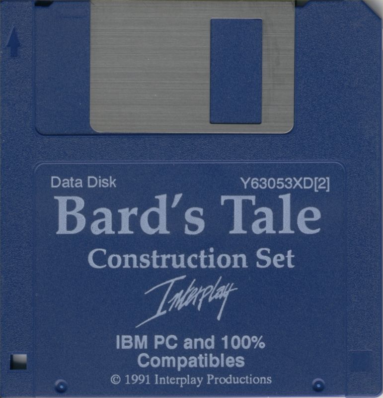 Media for The Bard's Tale Construction Set (DOS): Data Disk