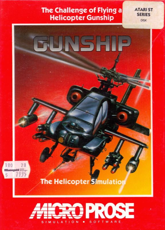 Front Cover for Gunship (Atari ST)
