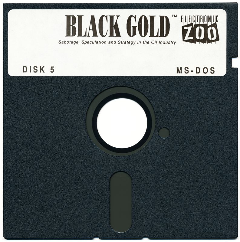 Media for Black Gold (DOS) (5.25" Floppy Disk release): Disk 5