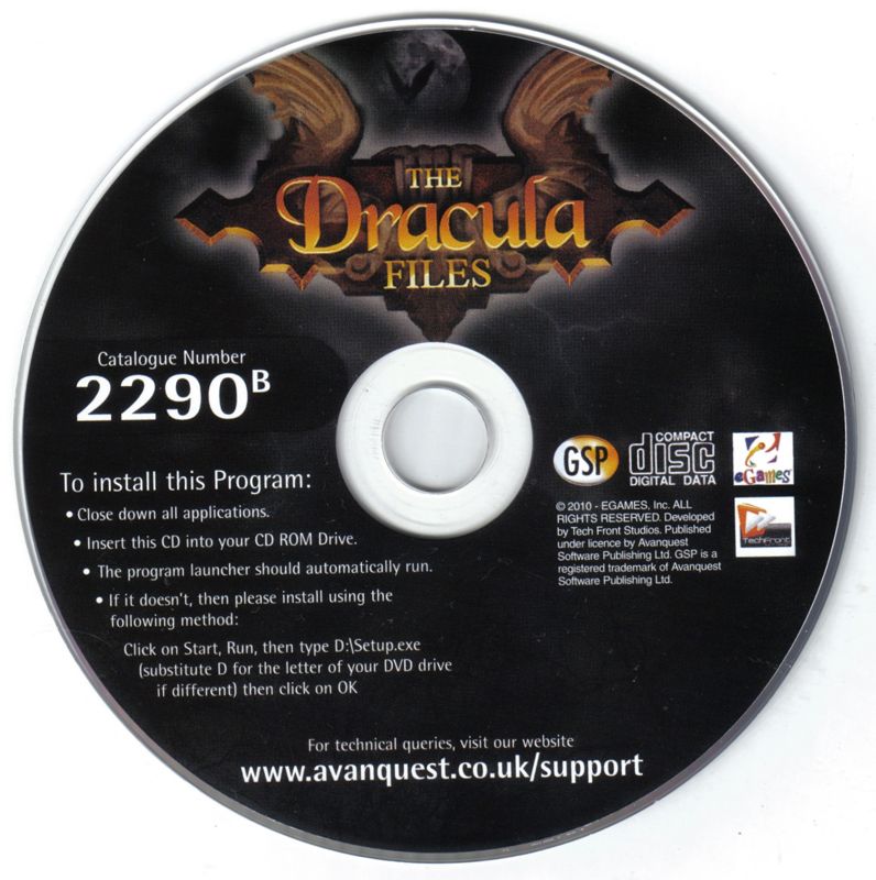 Media for The Dracula Files (Windows)