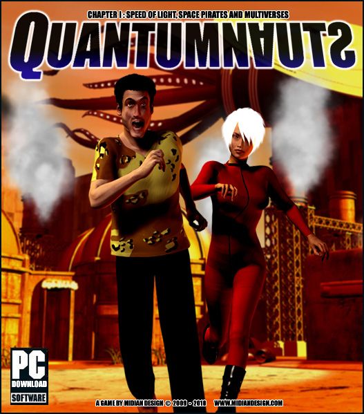 Front Cover for Quantumnauts Chapter 1: Speed of Light, Space Pirates and Multiverses (Windows)