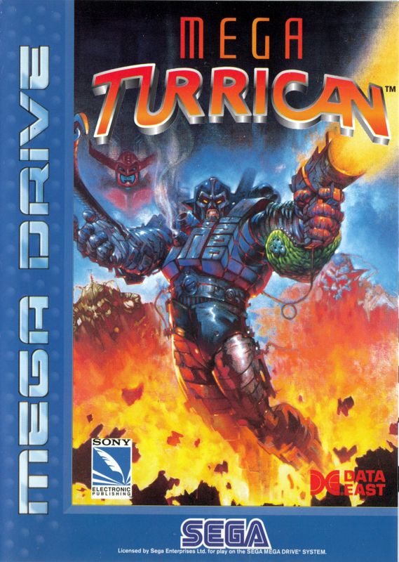 Front Cover for Mega Turrican (Genesis)