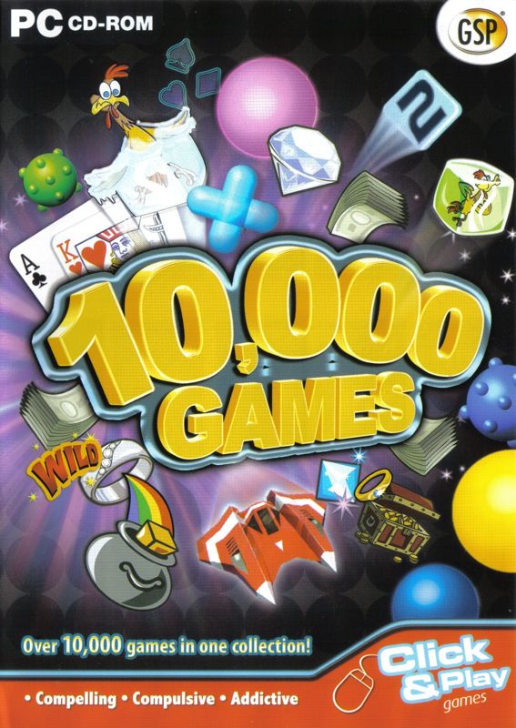 Front Cover for 10,000 Games (Windows)