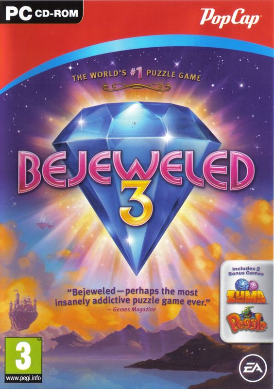 Bejeweled 3 2012 MobyGames   6866792 Bejeweled 3 Windows Front Cover 