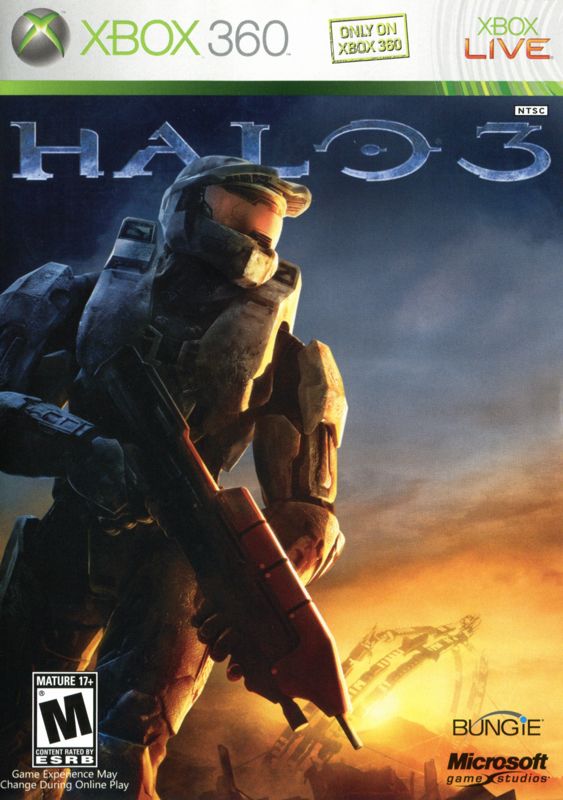 Front Cover for Halo 3 (Xbox 360) (Alternate package (made in USA version))