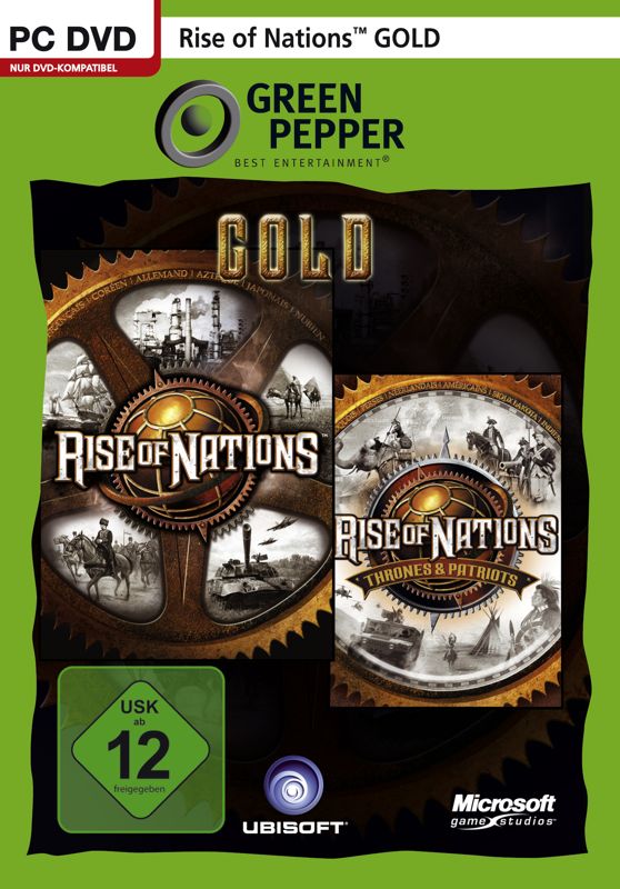 Front Cover for Rise of Nations: Gold Edition (Windows) (Green Pepper budget release)