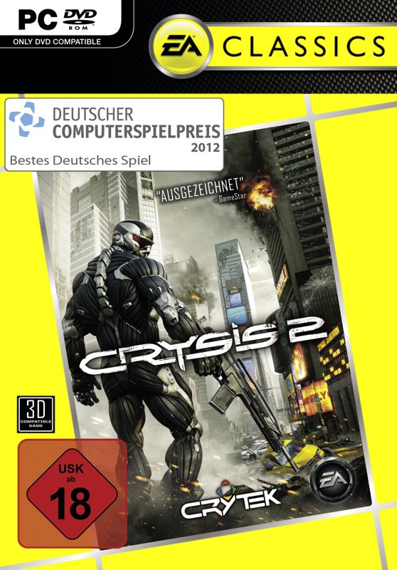 Front Cover for Crysis 2 (Windows) (EA Classics budget release)