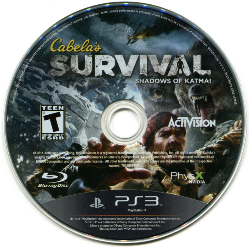 Media for Cabela's Survival: Shadows of Katmai (PlayStation 3)