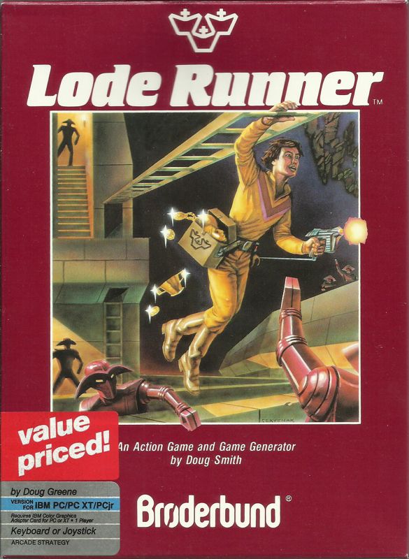 Front Cover for Lode Runner (DOS) (5.25" Release in 1987)