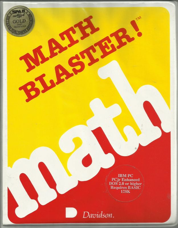 Front Cover for Math Blaster! (DOS) (5.25" Release)