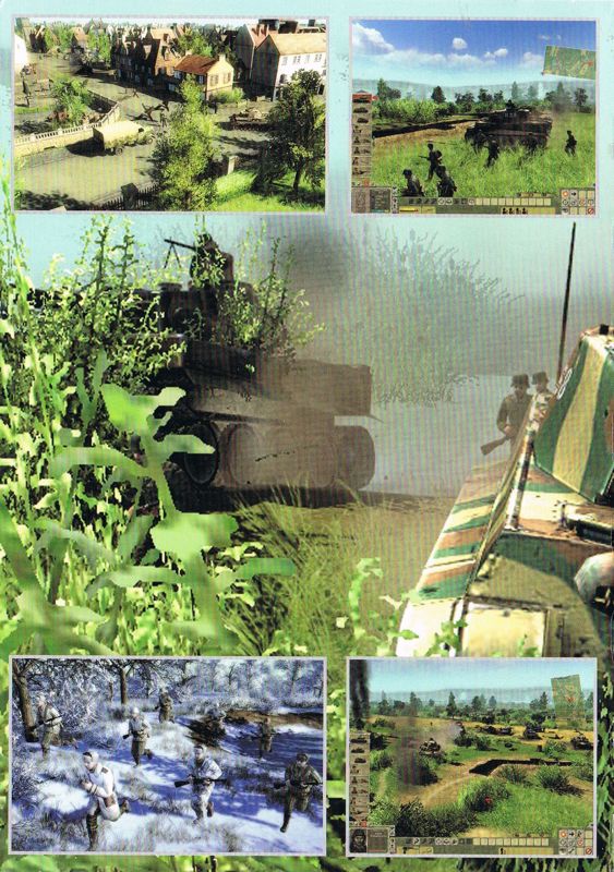 Inside Cover for Men of War: Condemned Heroes (Windows) (Strategie Classics release): Left