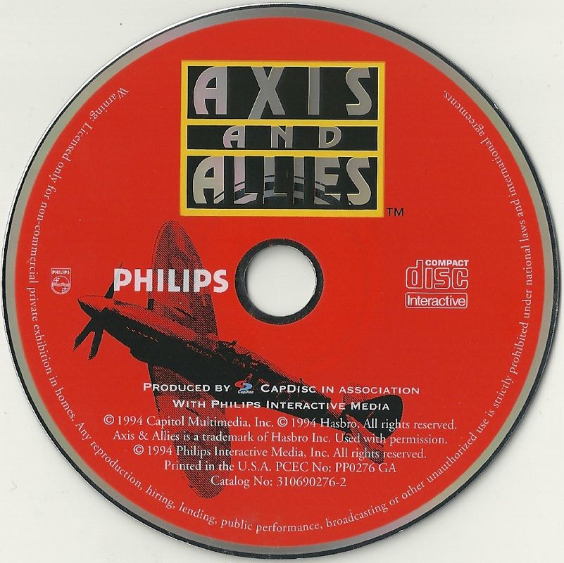 Media for Axis and Allies (CD-i)