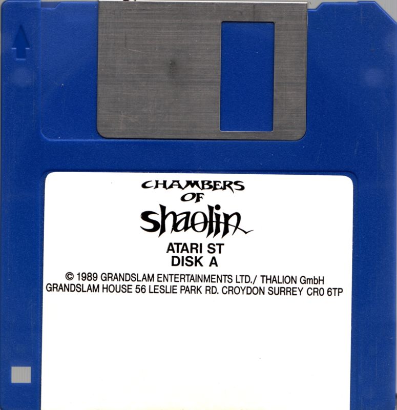 Media for Chambers of Shaolin (Atari ST): Disk 1/2