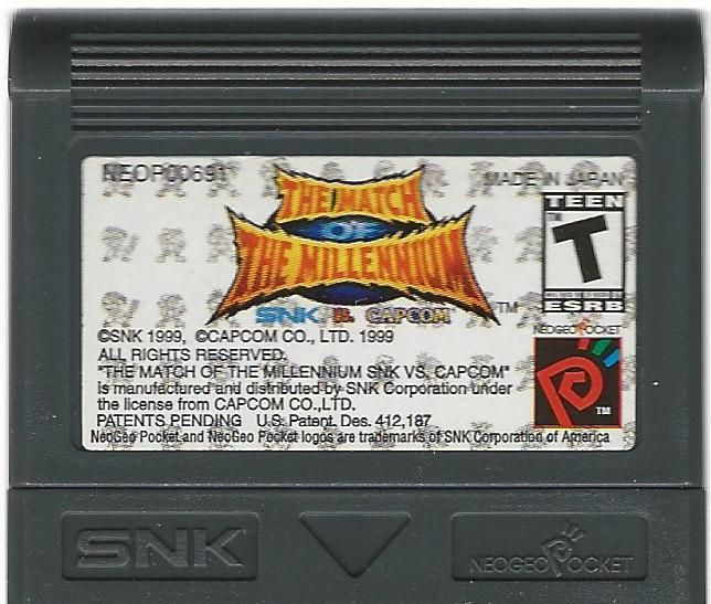 Media for SNK vs. Capcom: The Match of the Millennium (Neo Geo Pocket Color)