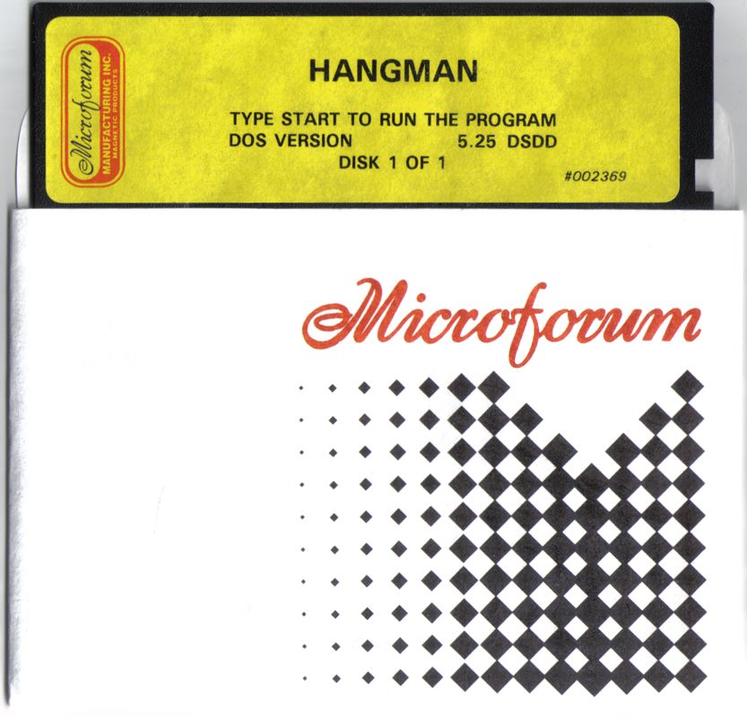 Media for Hangman (DOS)