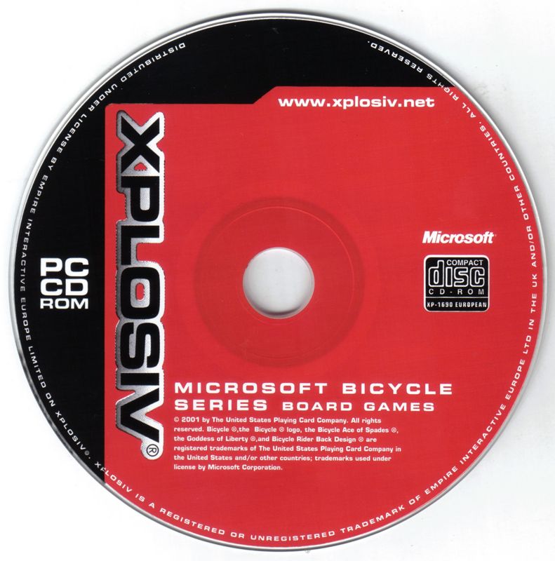 Media for Microsoft Bicycle Series (Windows) (Xplosiv release): Board Games