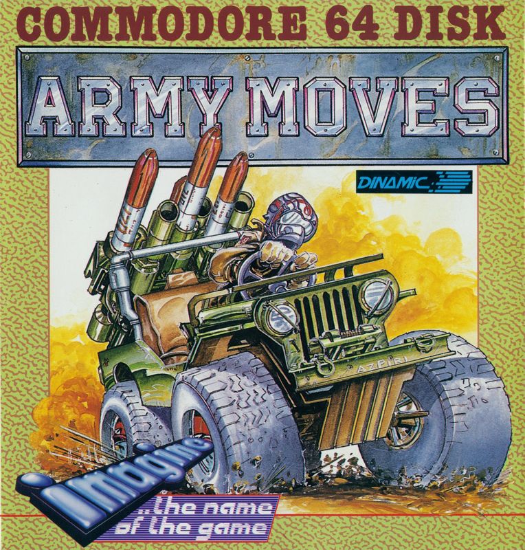 Front Cover for Army Moves (Commodore 64)