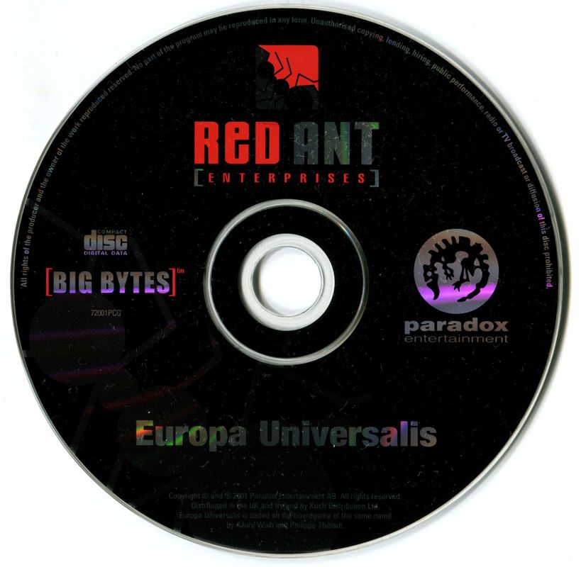 Media for Europa Universalis (Windows) (Big Bytes release)