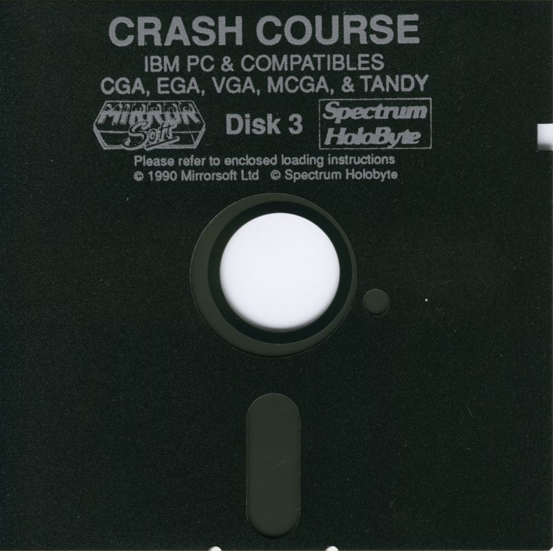 Media for Stunt Driver (DOS): Disk 3