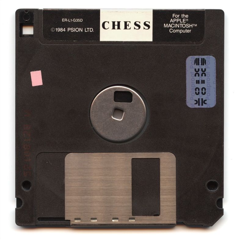 Media for Psion Chess (Macintosh): back