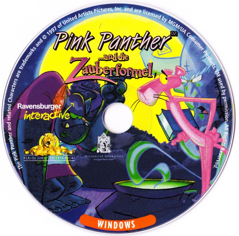Media for The Pink Panther: Hokus Pokus Pink (Windows and Windows 3.x): Game Disc