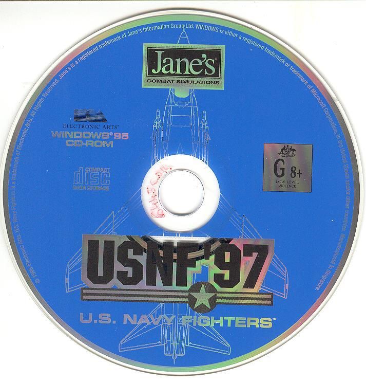 Media for Jane's Combat Simulations: USNF'97 - U.S. Navy Fighters (Windows)