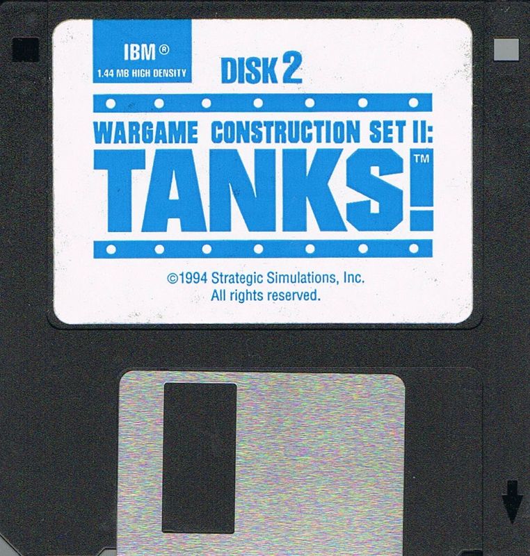 Media for Wargame Construction Set II: Tanks! (DOS): Disk 2