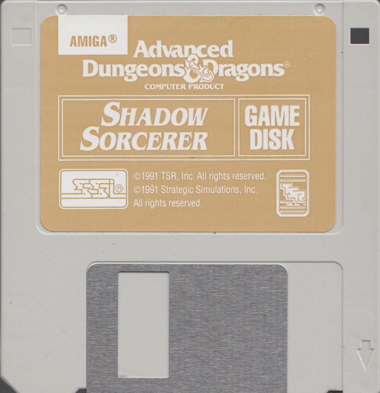 Media for Shadow Sorcerer (Amiga): Game Disk