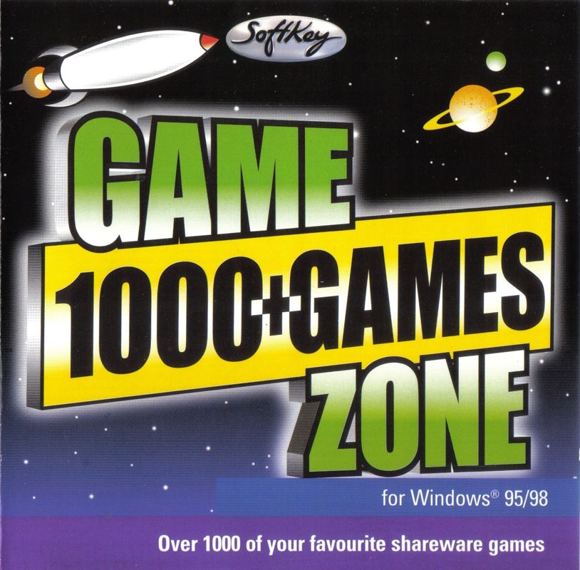 Front Cover for Softkey's Game Zone: 1000+ Games (Palm OS and Windows)
