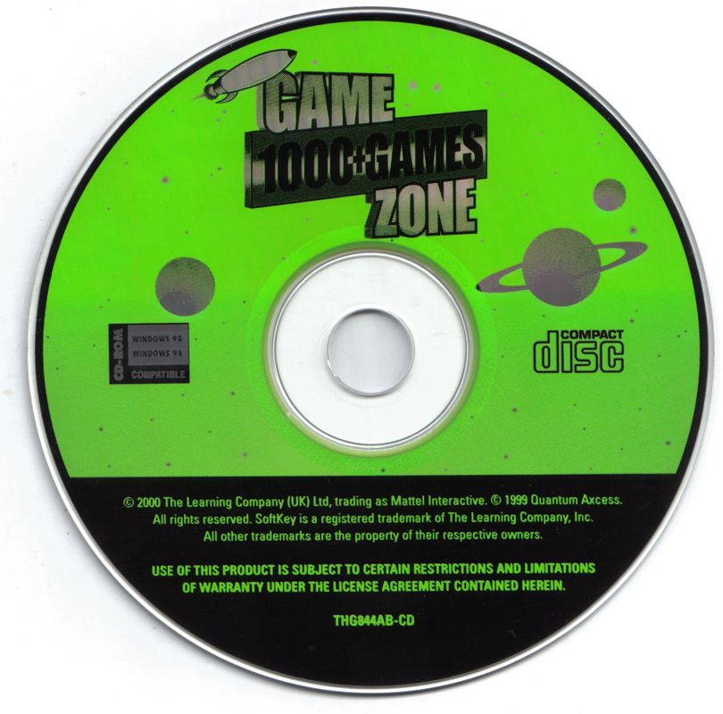 Media for Softkey's Game Zone: 1000+ Games (Palm OS and Windows)