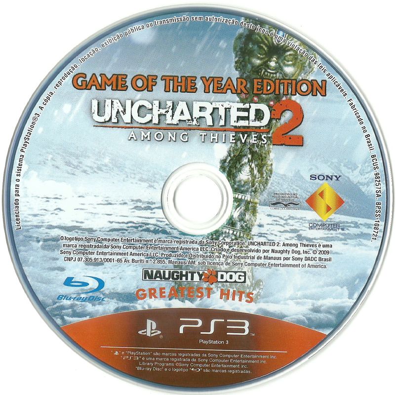 Media for Uncharted 2: Among Thieves - Game of the Year Edition (PlayStation 3)