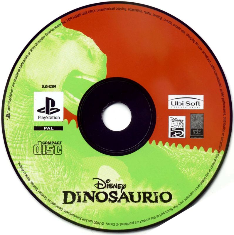 Media for Disney's Dinosaur (PlayStation)