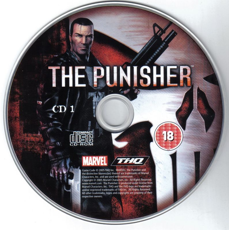 Media for The Punisher (Windows): Disc 1/3