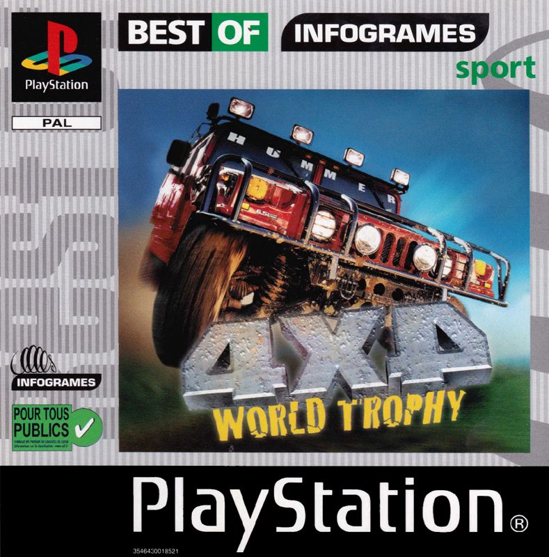 Front Cover for Test Drive: Off-Road 3 (PlayStation) (Best of Infogrames)