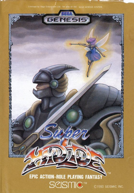 Front Cover for Super Hydlide (Genesis)