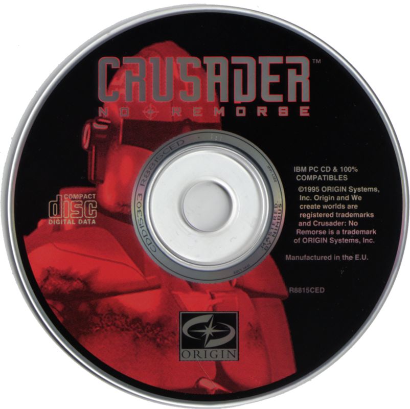 Media for Crusader: No Remorse (DOS) (Zielona Seria release)