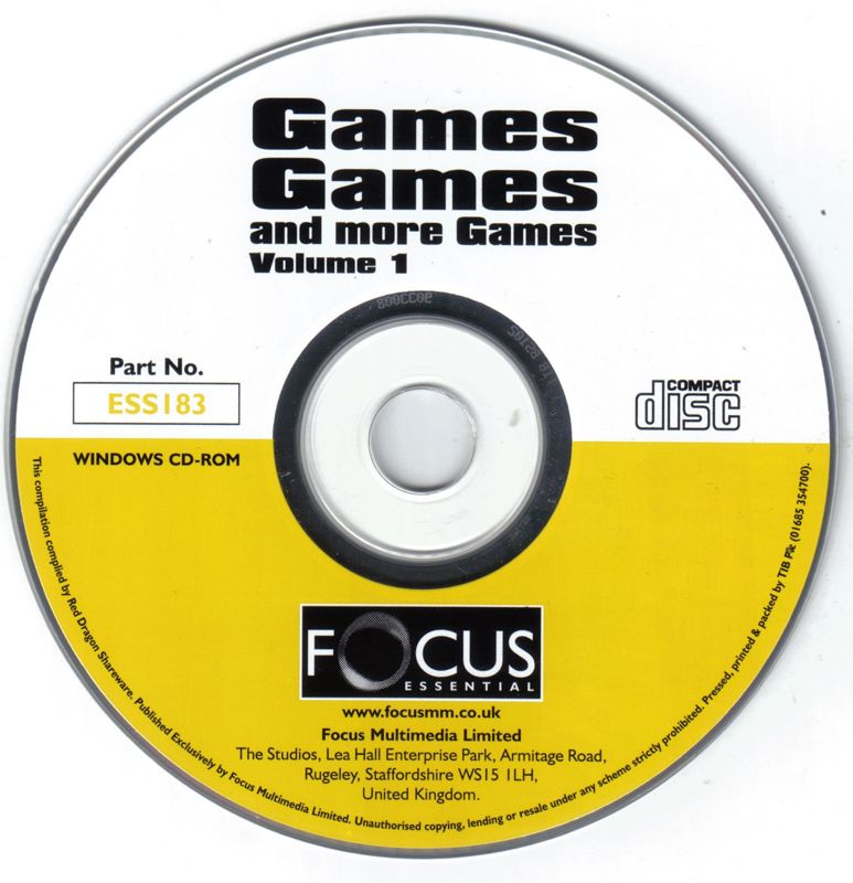 Media for Games Games And More Games: Volume 1 (Windows)