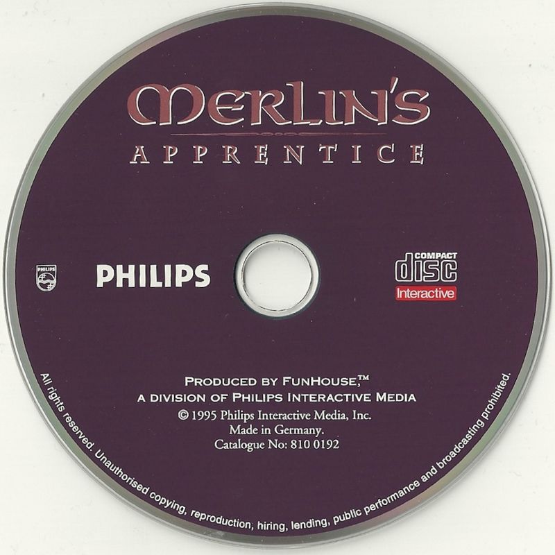 Media for Merlin's Apprentice (CD-i)